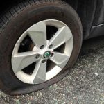 crevaison pneu voiture